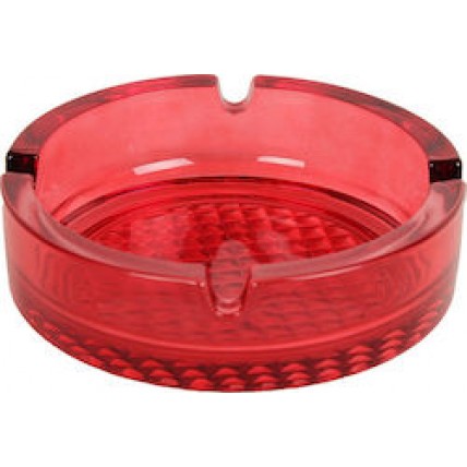 Τασάκι γυάλινο 10cm Red Violet