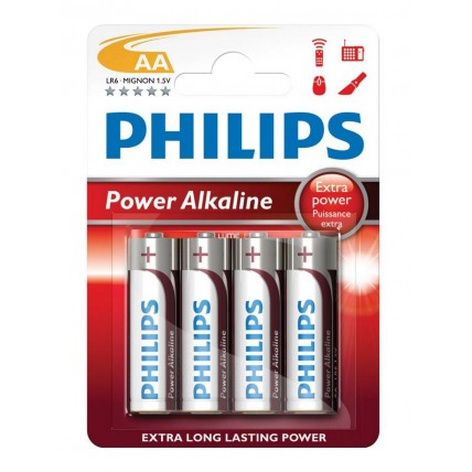 Μπαταρίες Philips αλκαλικές ΑΑ