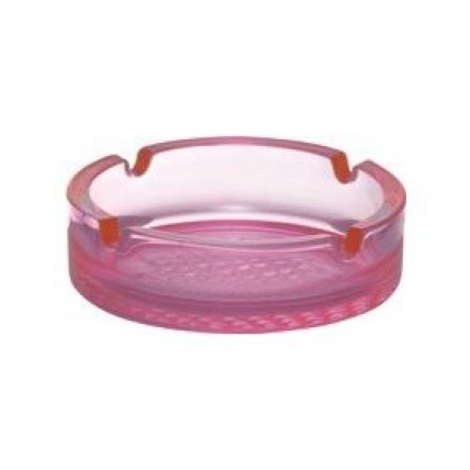 Τασάκι γυάλινο 10cm Fuchsia