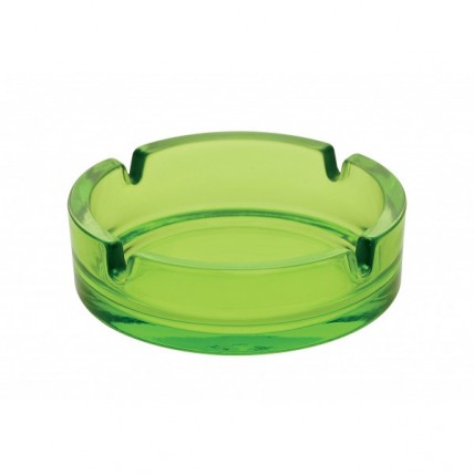 Τασάκι γυάλινο 10cm Olive Green