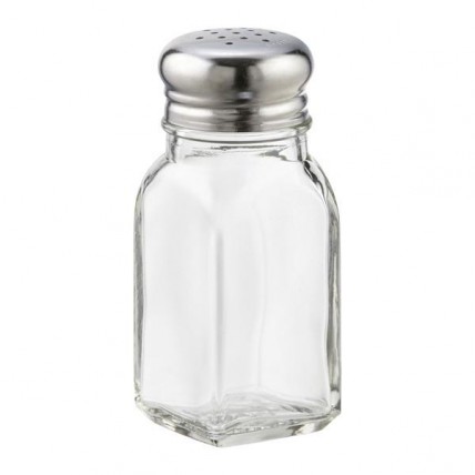 Αλατιέρα γυάλινη τετράγωνη