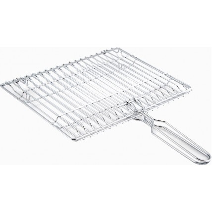 Σχάρα διπλή 24x34 cm ανοξείδωτη