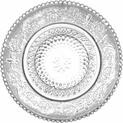 Σετ πιατάκια γλυκού κουταλιού "Δαντέλα"