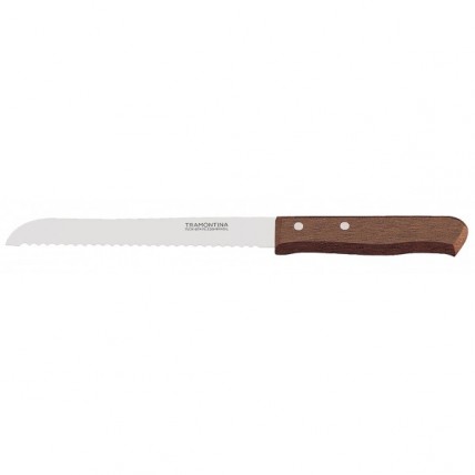Μαχαίρι Tramontina ψωμιού ξύλο 17 cm