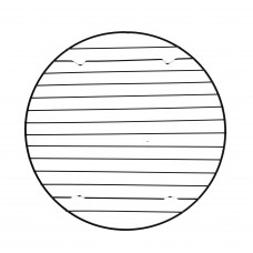 Σχάρα grill 27 cm κασσίτερου