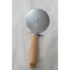 Ροδάκι πίτσας με ξύλινη λαβή